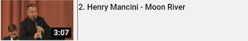 2. Henry Mancini - Moon River - CAMERATA POLONIA feat Roman WIDASZEK - Klarinette