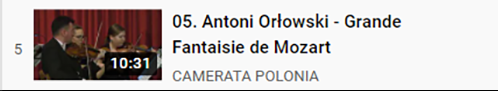 05. Antoni Orłowski - Grande Fantaisie de Mozart